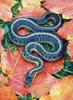 Retrato de Serpente Azul